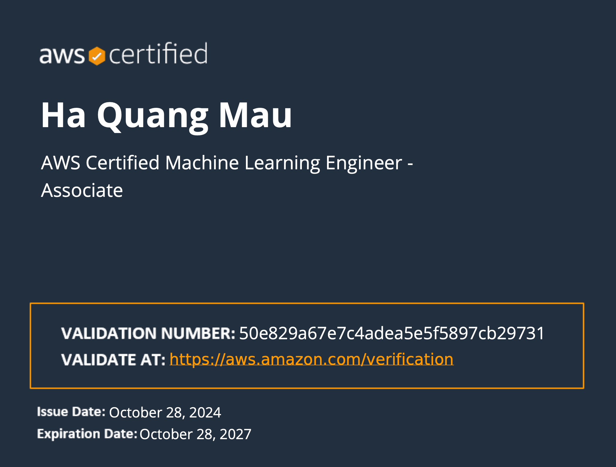 AWS Certified AI Practitioner MHQ