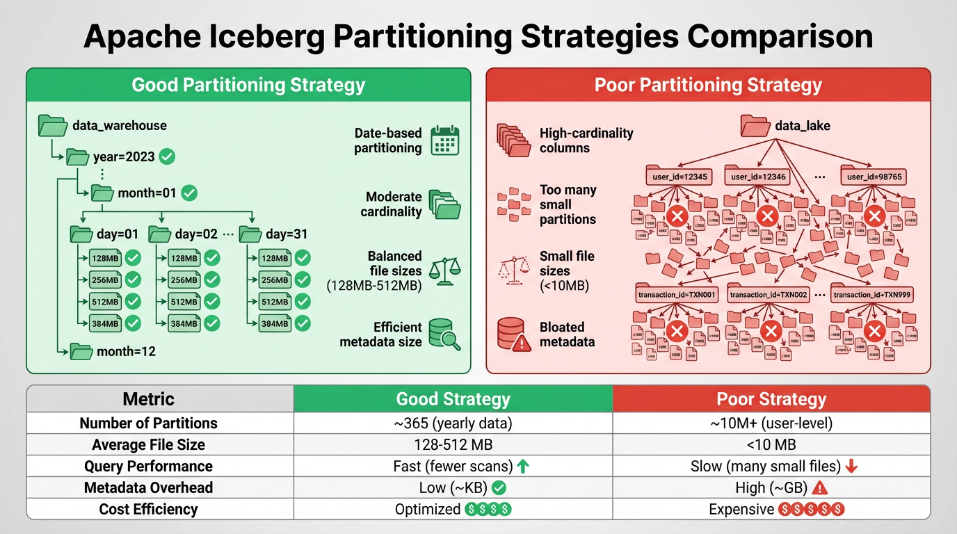 Partitioning Strategies Comparison