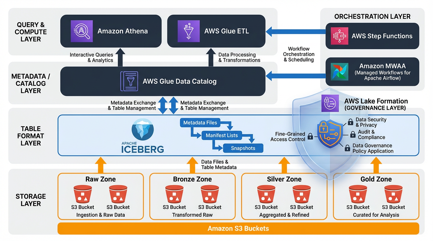 AWS Data Lakehouse Architecture
