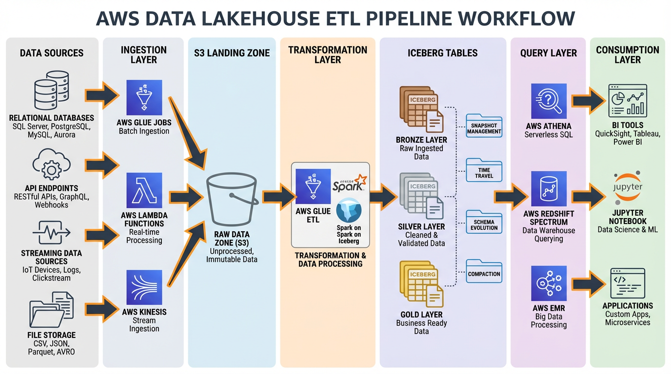 AWS Data Lakehouse ETL Pipeline