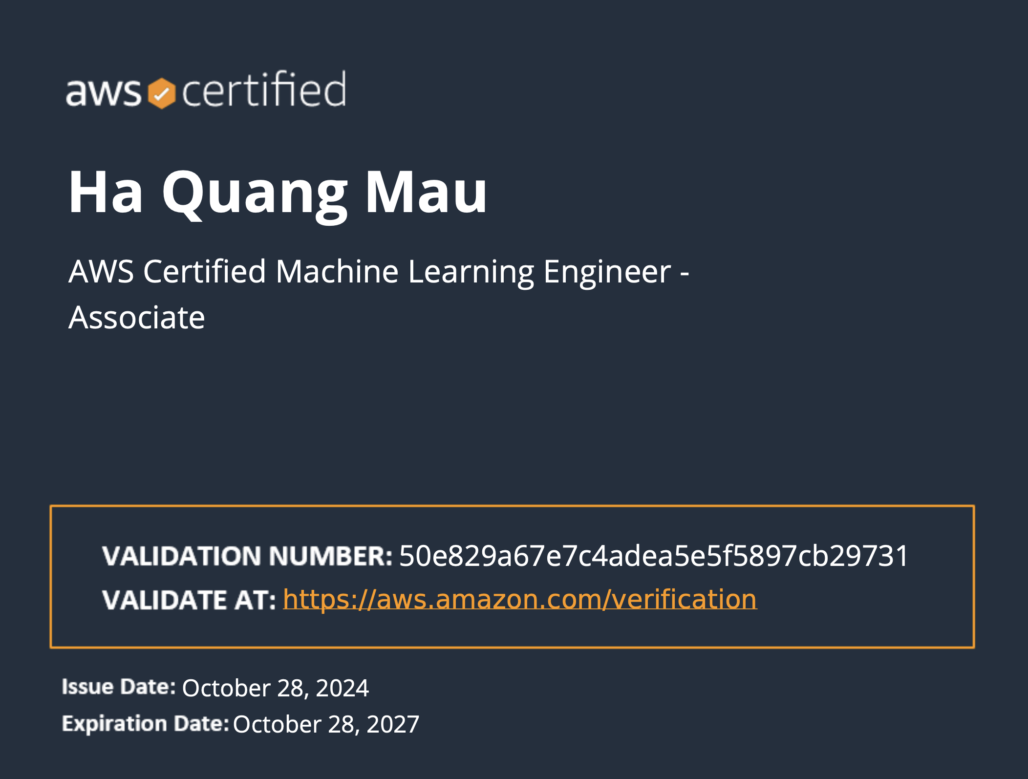 AWS Certified AI Practitioner MHQ