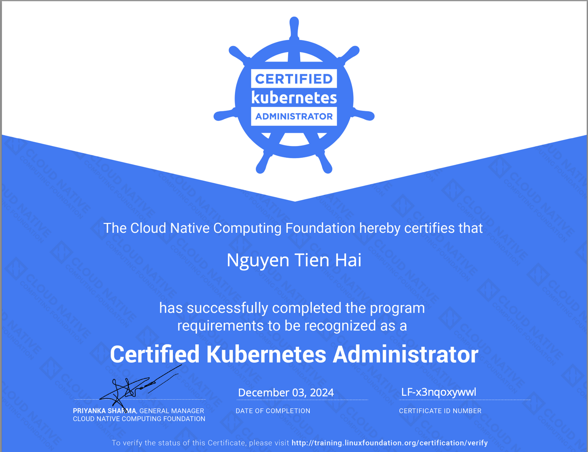Certified Kubernetes Administrator