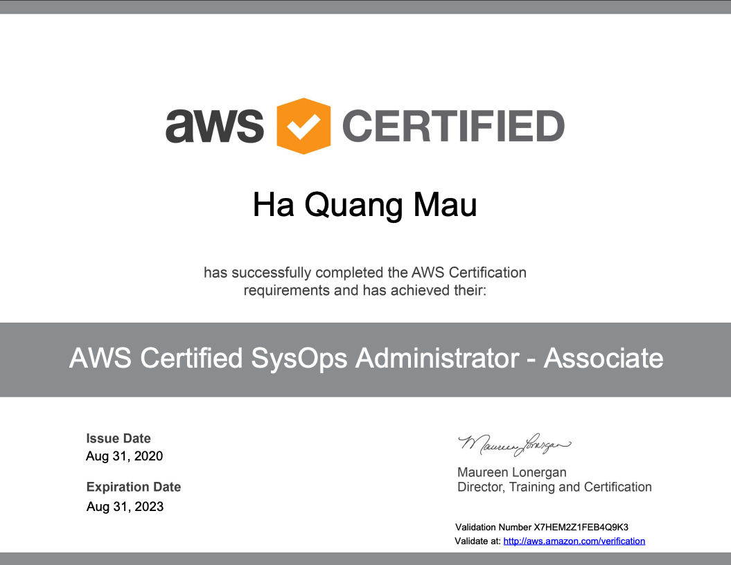 AWS Certified Solutions Architect – Associate