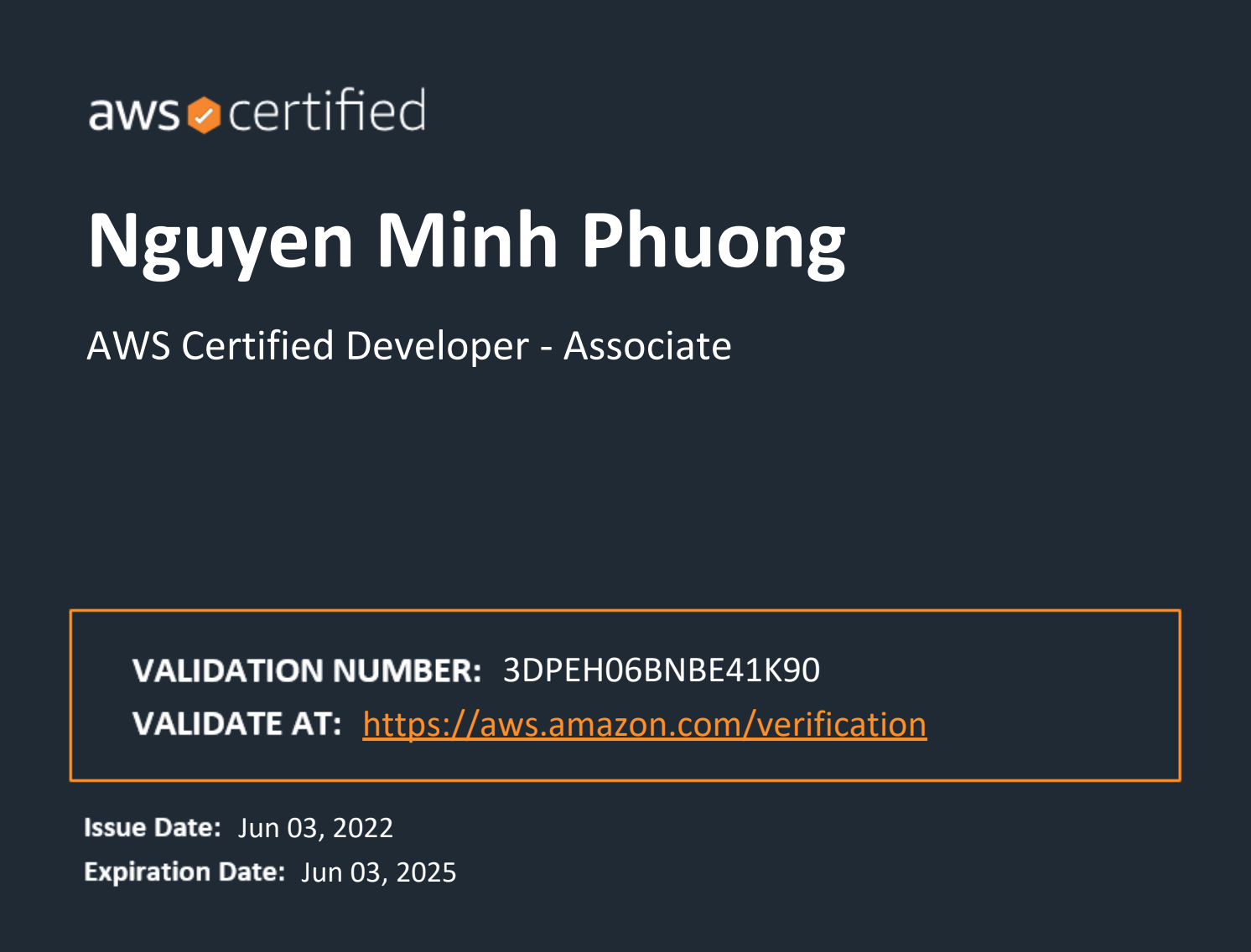 AWS Certified Developer - Associate
