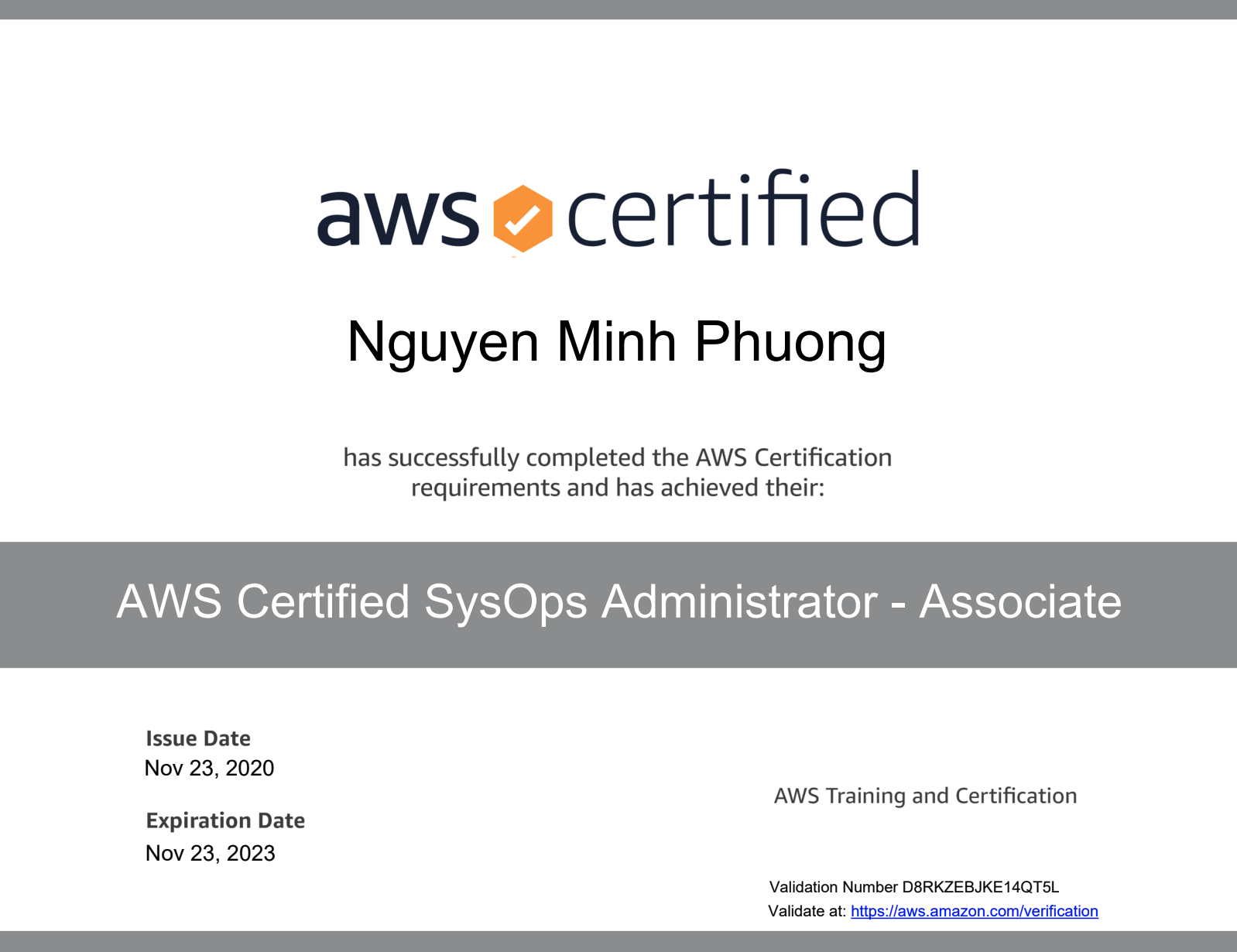 AWS Certified Sysops Administrator - Associate