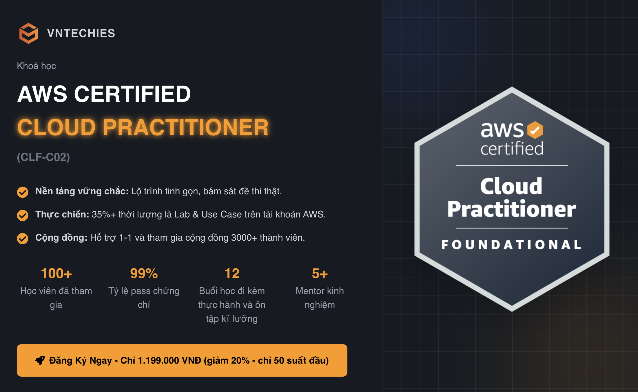 Khoá học AWS Certified Cloud Practitioner (CLF-C02)